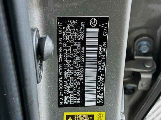 used 2017 Lexus CT 200h car, priced at $16,996