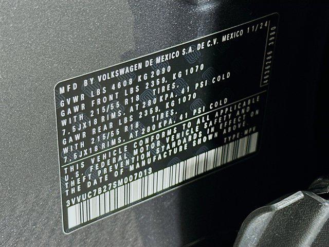 used 2025 Volkswagen Taos car, priced at $22,496