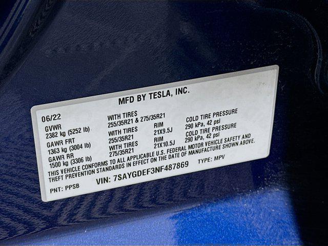 used 2022 Tesla Model Y car, priced at $29,996
