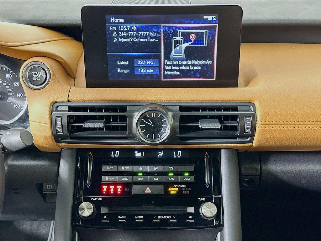 used 2024 Lexus IS 350 car, priced at $44,118