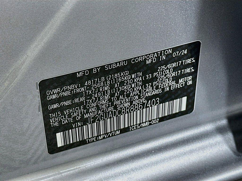 used 2024 Subaru Crosstrek car, priced at $26,618
