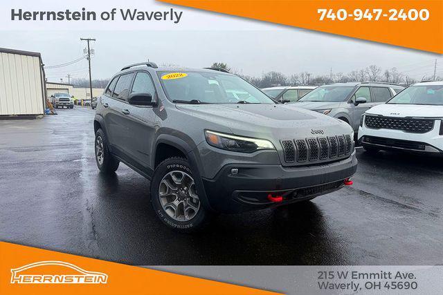 used 2022 Jeep Cherokee car, priced at $24,853