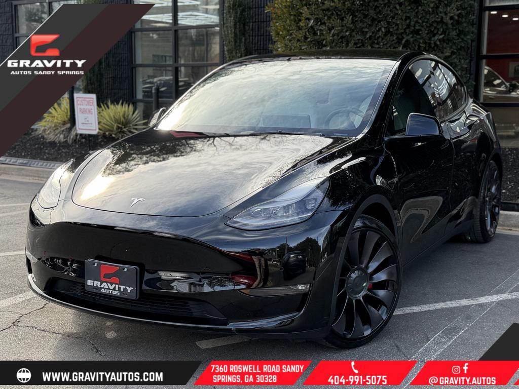 used 2022 Tesla Model Y car, priced at $31,985