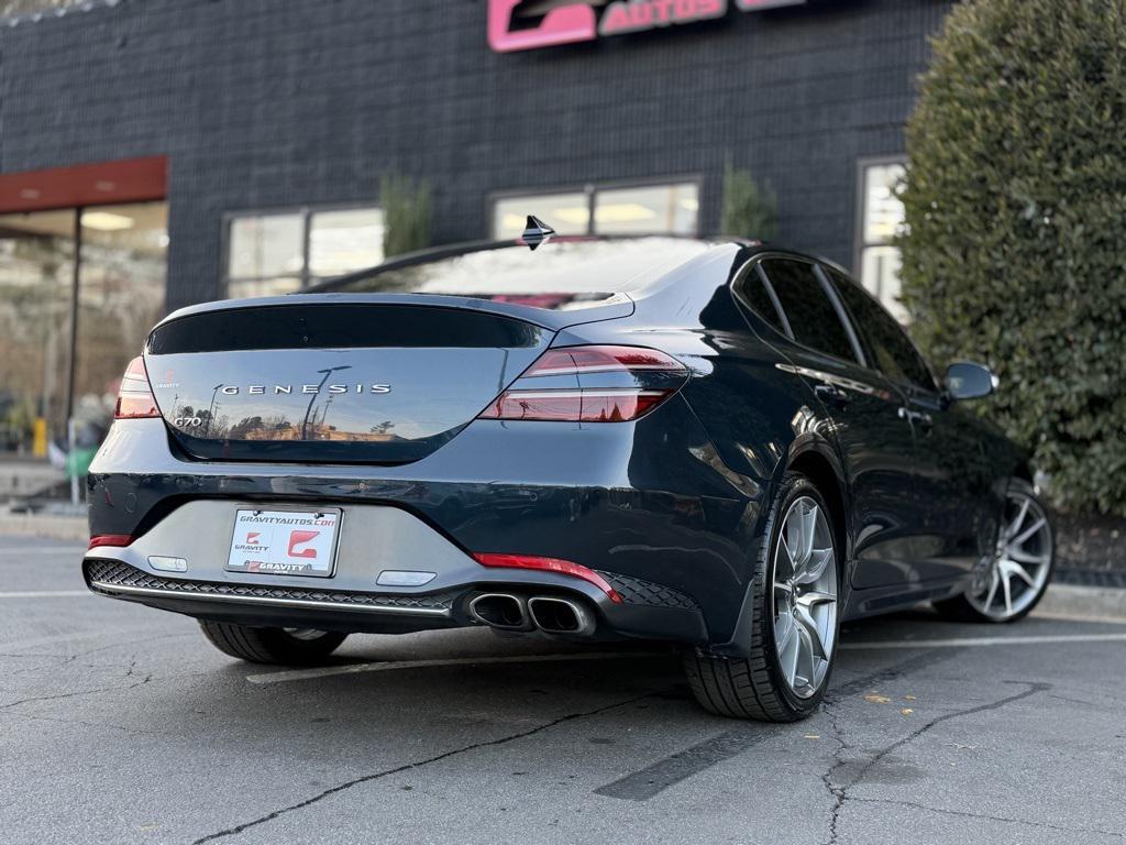 used 2022 Genesis G70 car, priced at $23,595