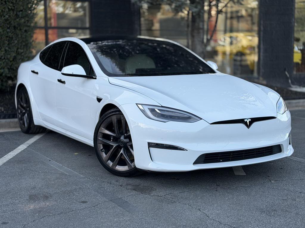 used 2021 Tesla Model S car, priced at $48,895