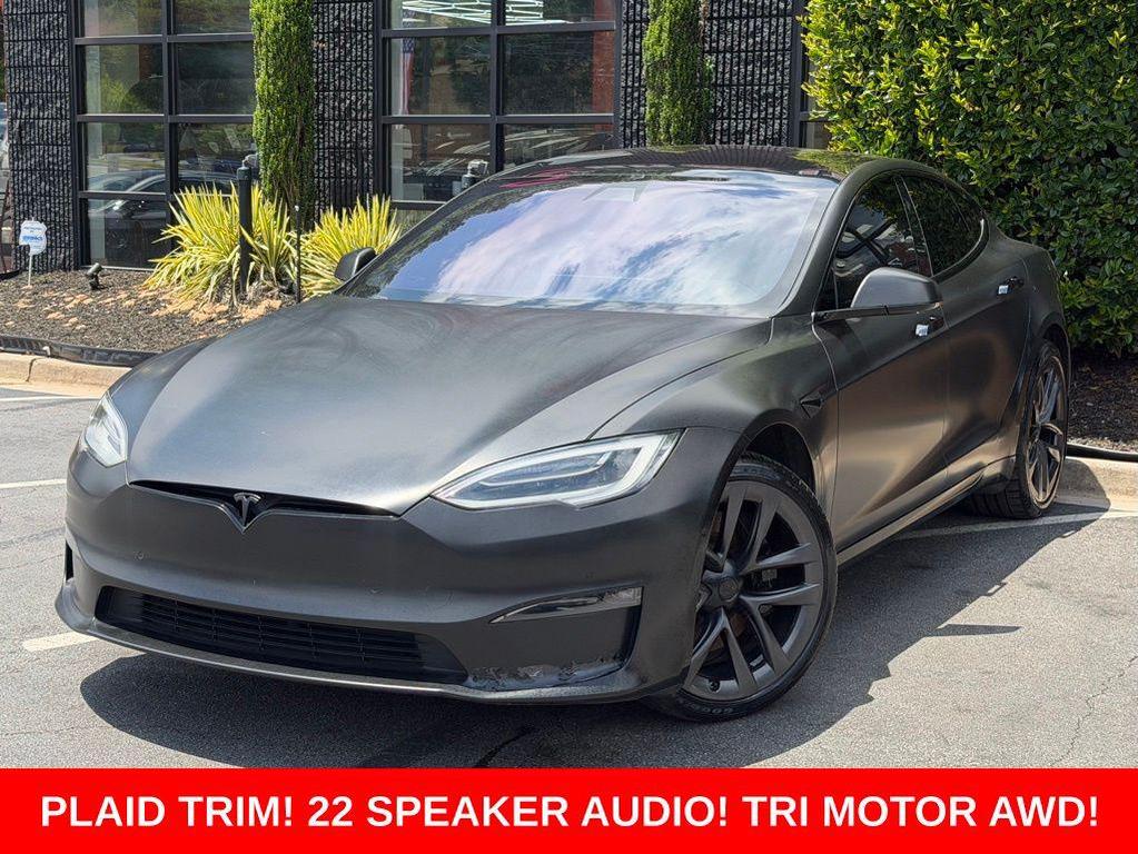 used 2021 Tesla Model S car, priced at $49,895