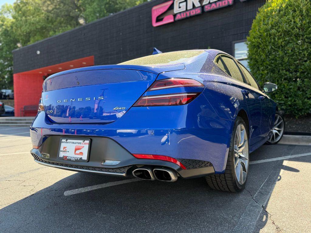 used 2022 Genesis G70 car, priced at $25,985