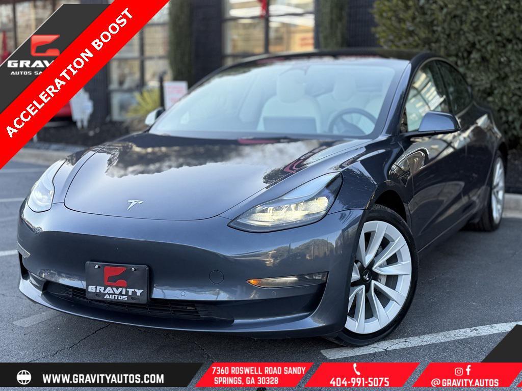 used 2022 Tesla Model 3 car, priced at $25,985