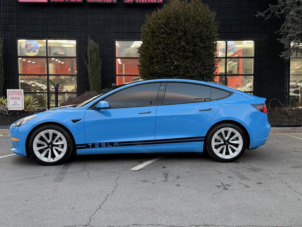 used 2021 Tesla Model 3 car, priced at $25,595