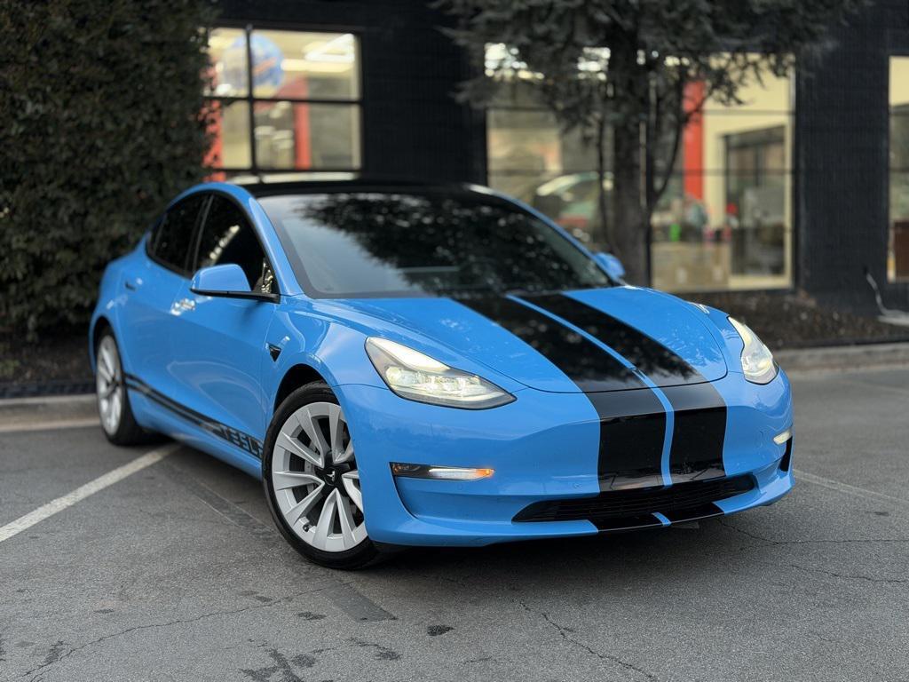used 2021 Tesla Model 3 car, priced at $25,595
