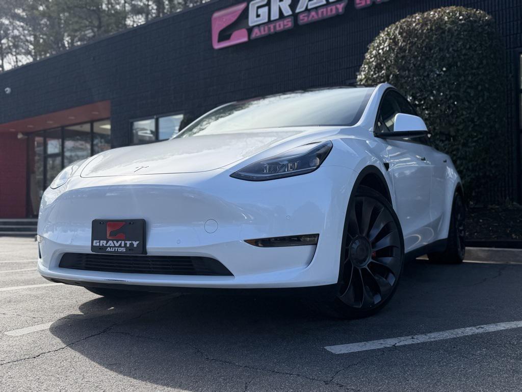 used 2021 Tesla Model Y car, priced at $29,895