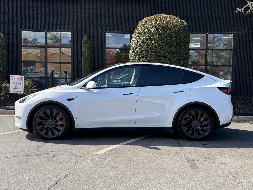 used 2021 Tesla Model Y car, priced at $29,895