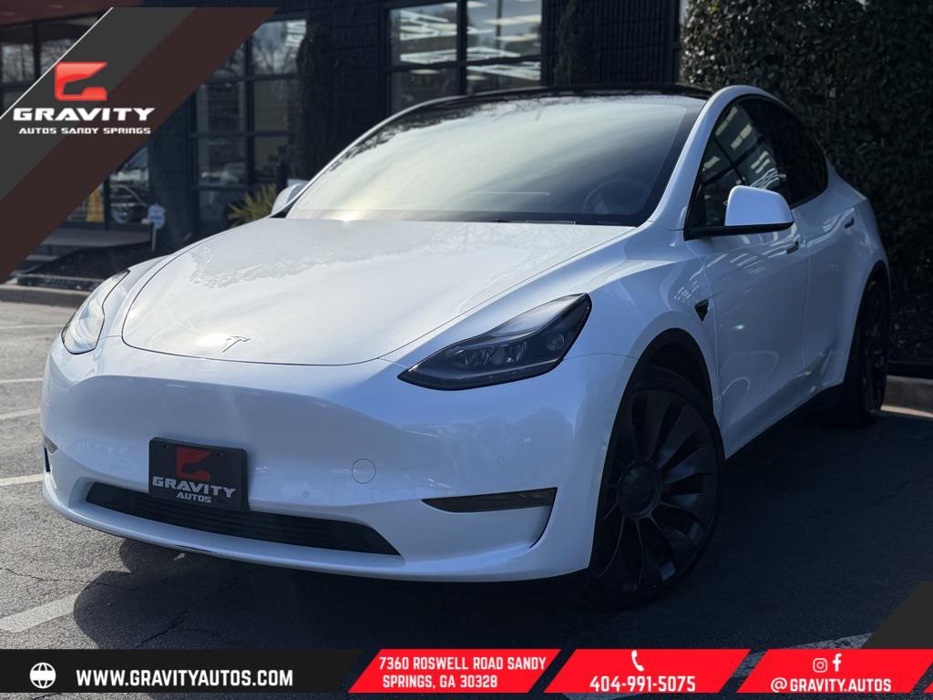 used 2021 Tesla Model Y car, priced at $29,895