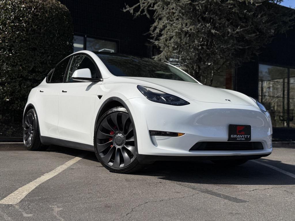 used 2021 Tesla Model Y car, priced at $29,895