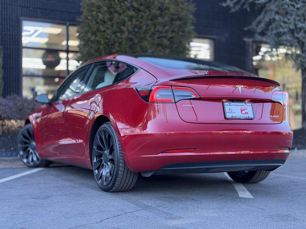 used 2023 Tesla Model 3 car, priced at $26,795