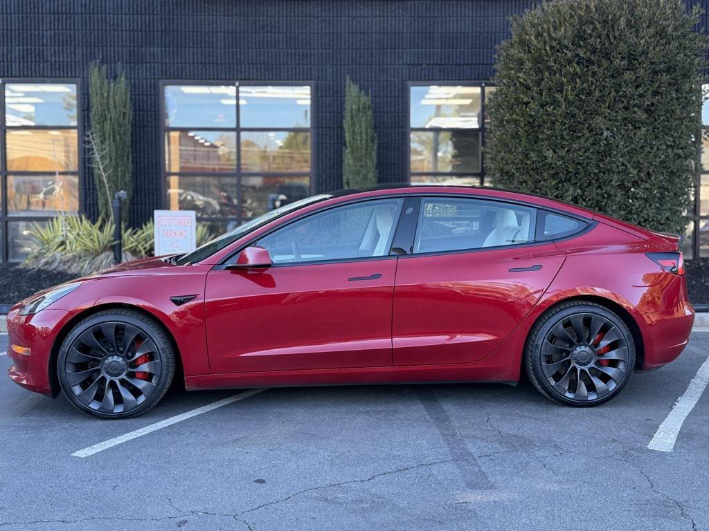 used 2023 Tesla Model 3 car, priced at $26,795