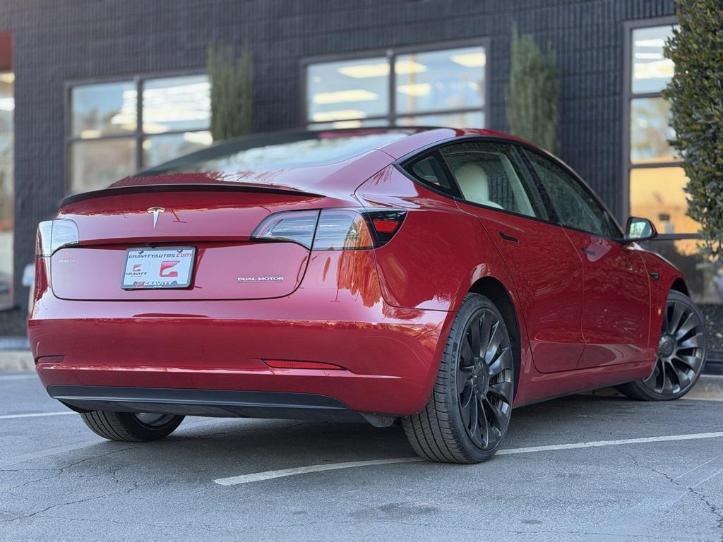used 2023 Tesla Model 3 car, priced at $26,795