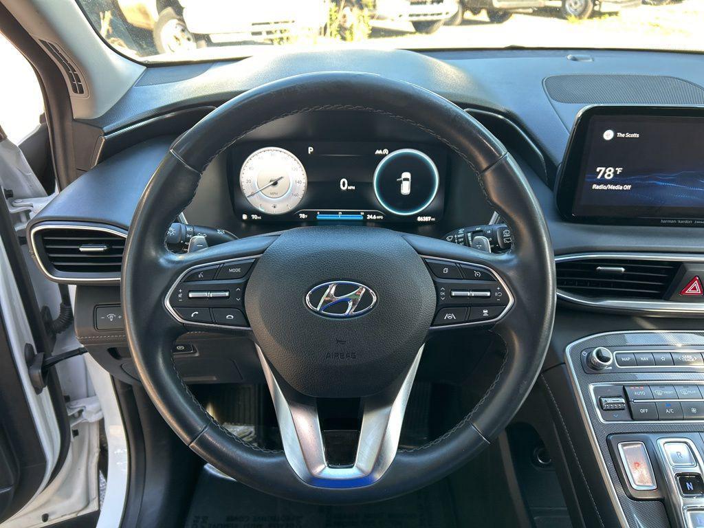 used 2021 Hyundai Santa Fe car, priced at $18,997