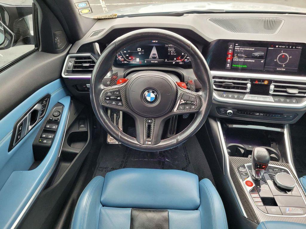 used 2022 BMW M3 car, priced at $77,695