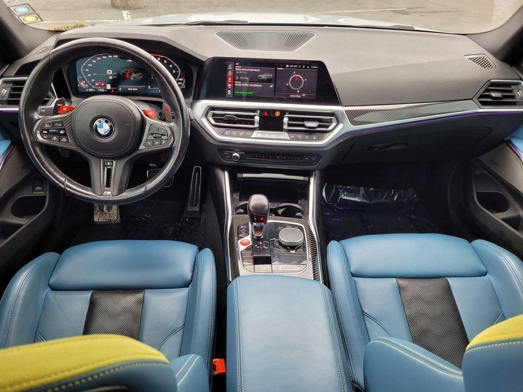 used 2022 BMW M3 car, priced at $77,695
