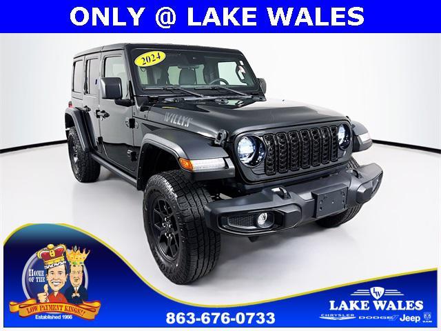 used 2024 Jeep Wrangler car, priced at $31,603
