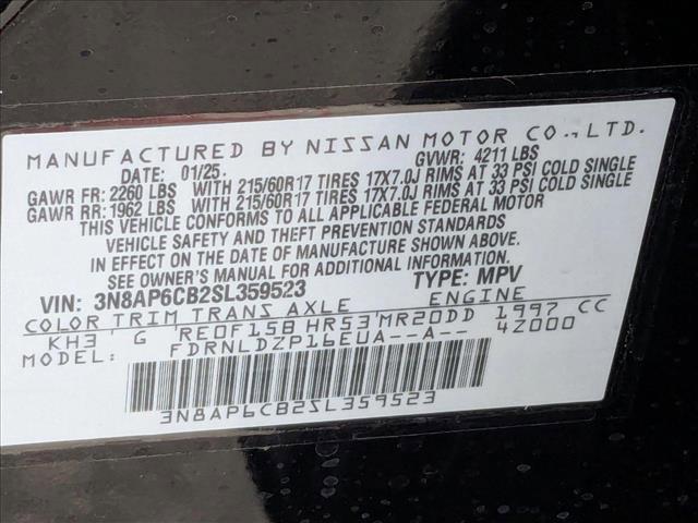 new 2025 Nissan Kicks car, priced at $25,541