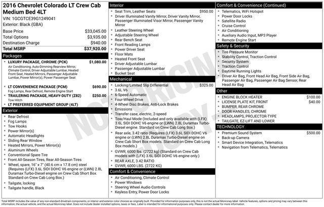 used 2016 Chevrolet Colorado car, priced at $22,718