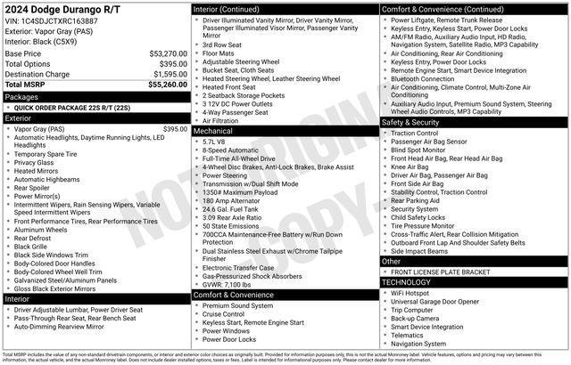 used 2024 Dodge Durango car, priced at $39,975