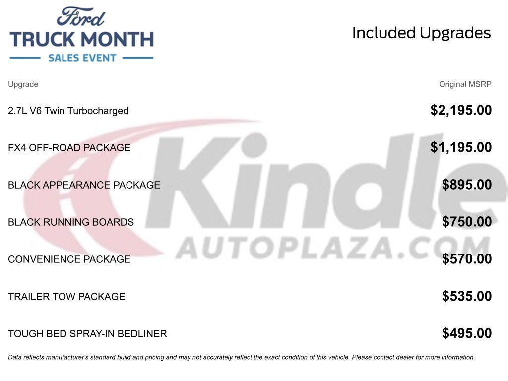 new 2025 Ford Ranger car, priced at $50,061