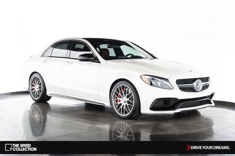 used 2018 Mercedes-Benz AMG C 63 car, priced at $61,880