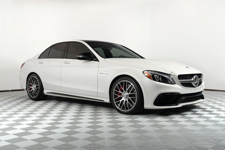 used 2018 Mercedes-Benz AMG C 63 car, priced at $57,980