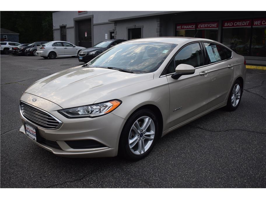 used 2018 Ford Fusion Hybrid car, priced at $13,695