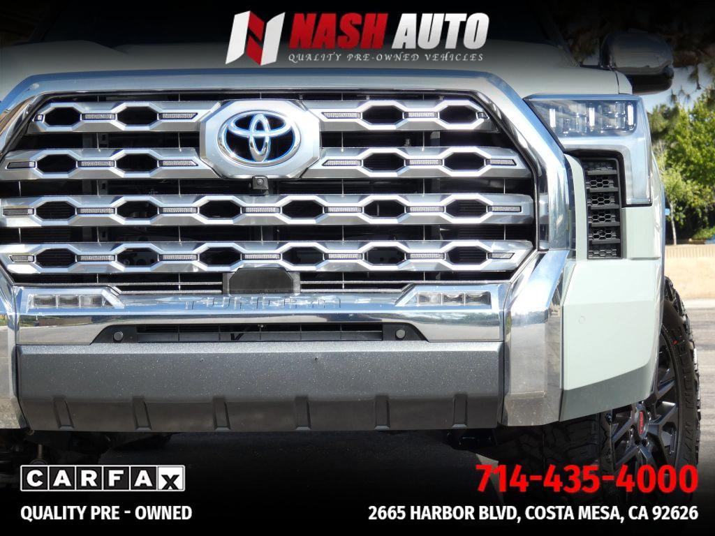 used 2024 Toyota Tundra Hybrid car, priced at $55,935