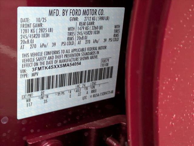 new 2025 Ford Mustang Mach-E car, priced at $58,200