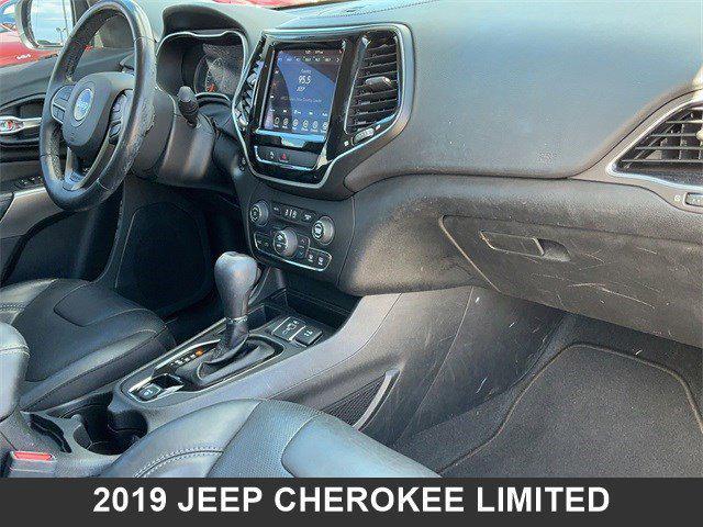 used 2019 Jeep Cherokee car, priced at $17,716