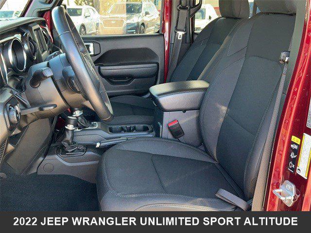 used 2022 Jeep Wrangler Unlimited car, priced at $27,140
