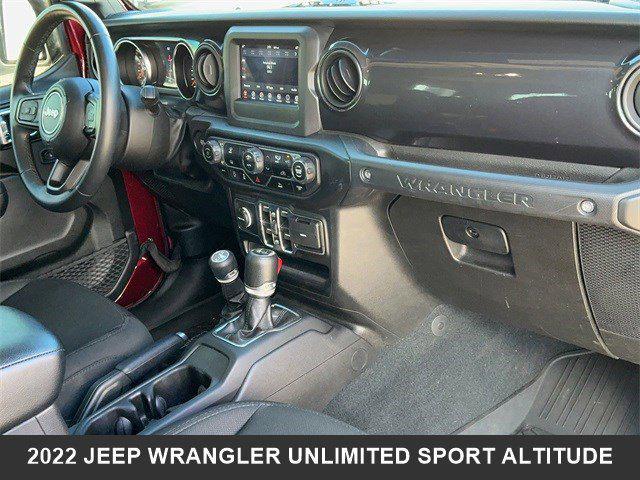 used 2022 Jeep Wrangler Unlimited car, priced at $27,140