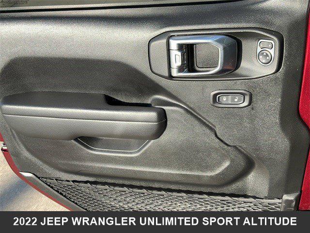 used 2022 Jeep Wrangler Unlimited car, priced at $27,140