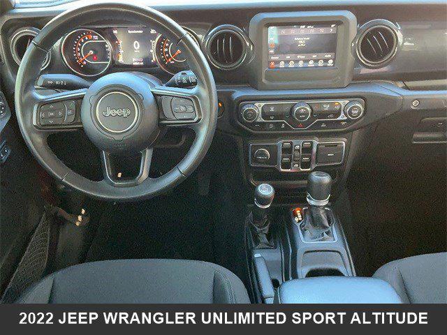 used 2022 Jeep Wrangler Unlimited car, priced at $27,140