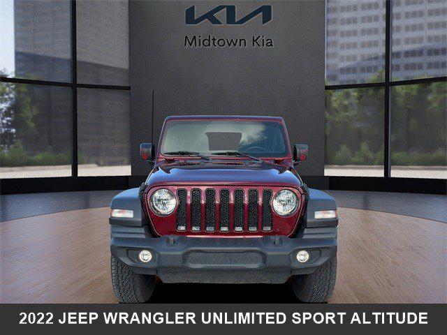 used 2022 Jeep Wrangler Unlimited car, priced at $27,140