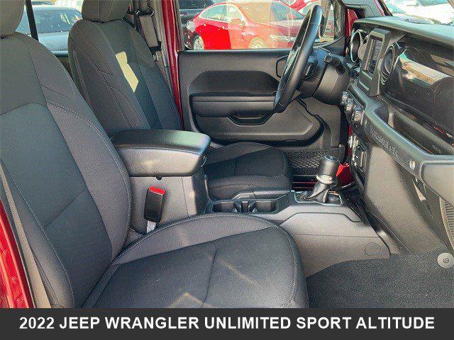 used 2022 Jeep Wrangler Unlimited car, priced at $27,140