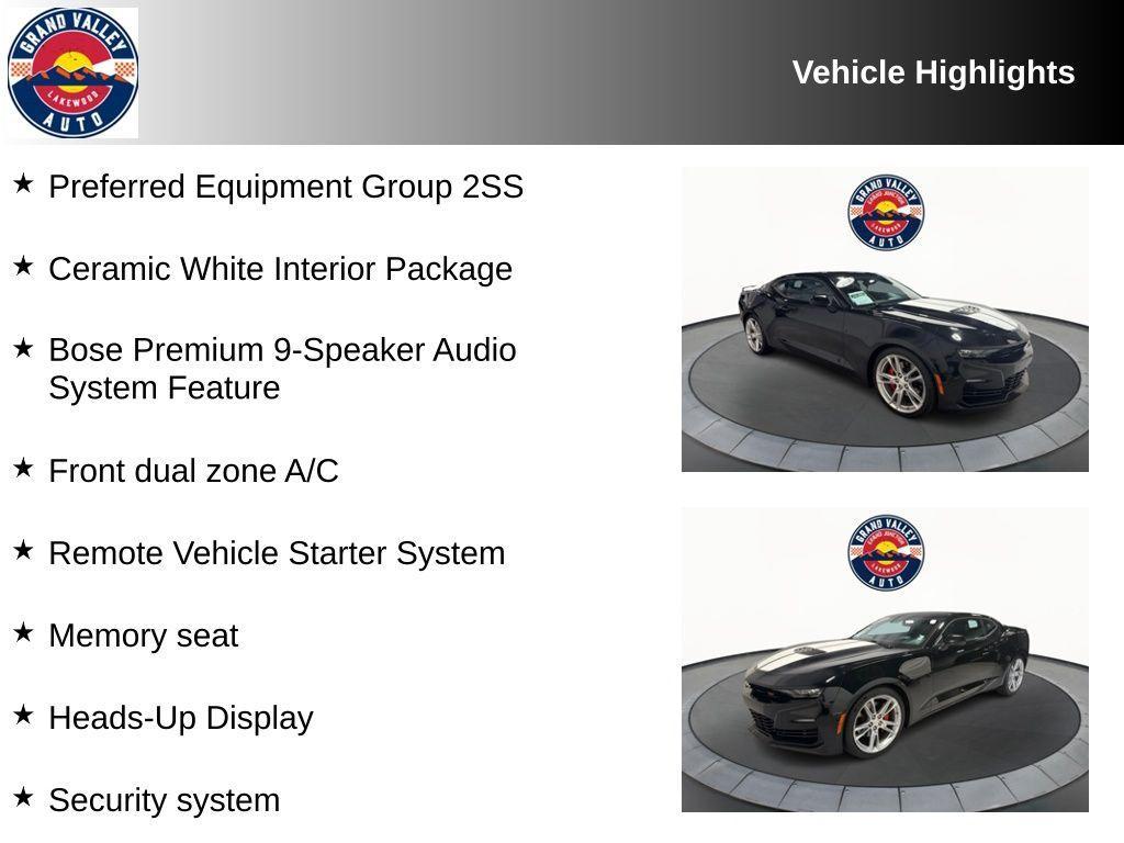 used 2021 Chevrolet Camaro car, priced at $34,799