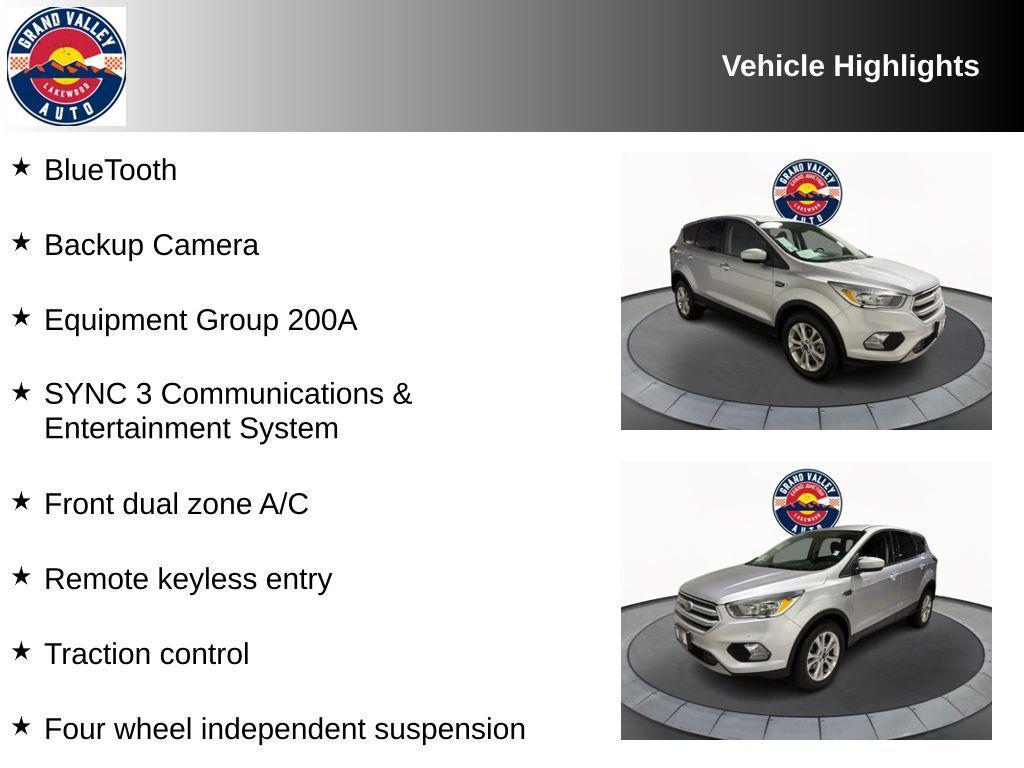 used 2019 Ford Escape car, priced at $15,087