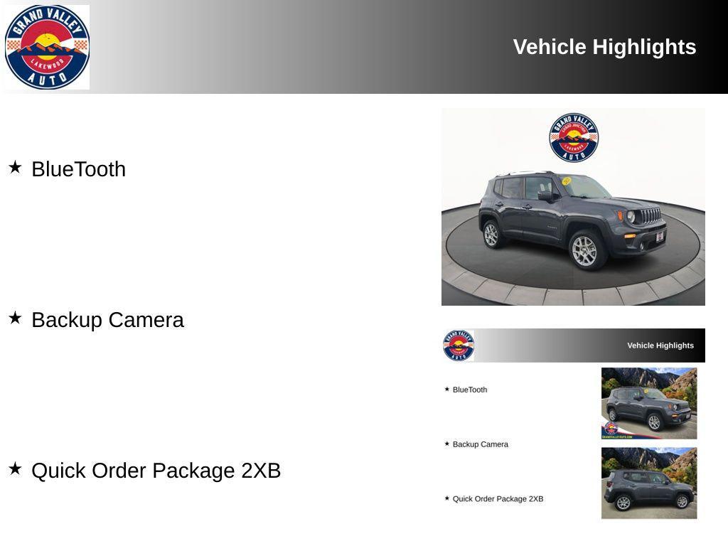 used 2021 Jeep Renegade car, priced at $16,575