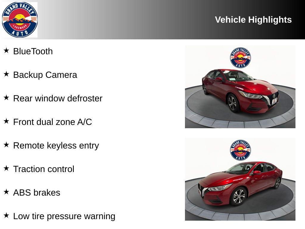 used 2020 Nissan Sentra car, priced at $15,288