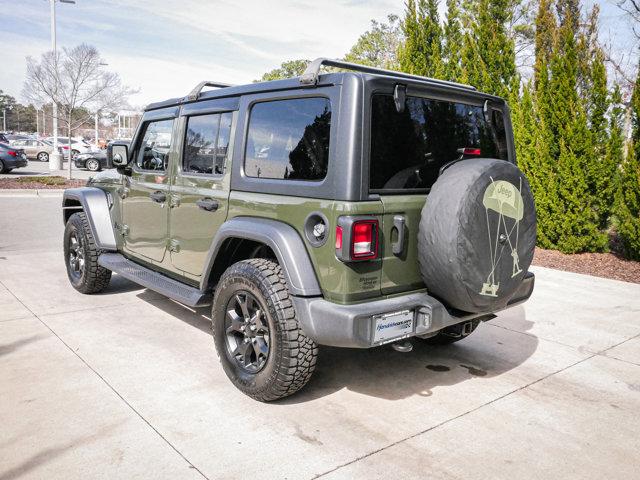 used 2020 Jeep Wrangler Unlimited car, priced at $28,092