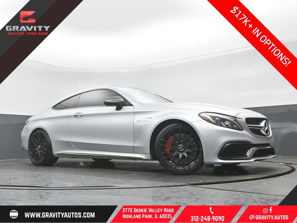 used 2018 Mercedes-Benz AMG C 63 car, priced at $50,401