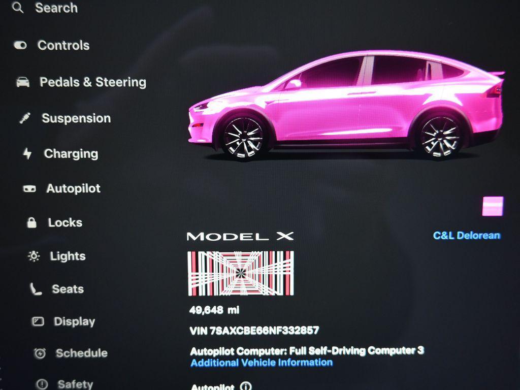 used 2022 Tesla Model X car, priced at $57,789