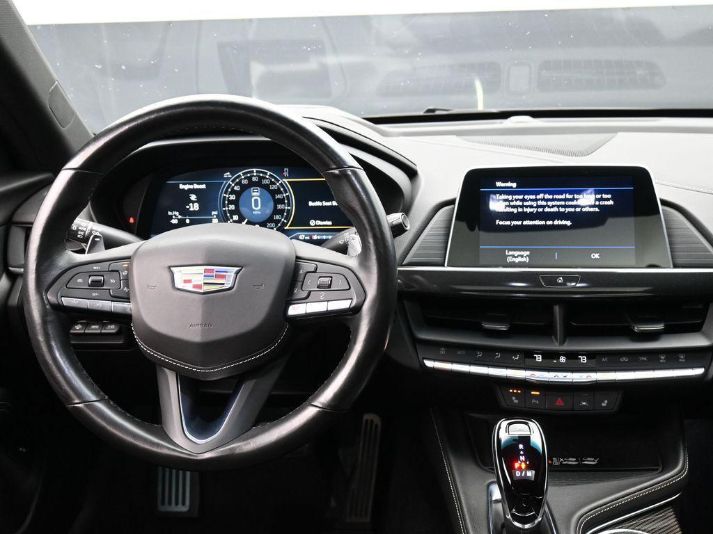 used 2022 Cadillac CT4-V car, priced at $54,289