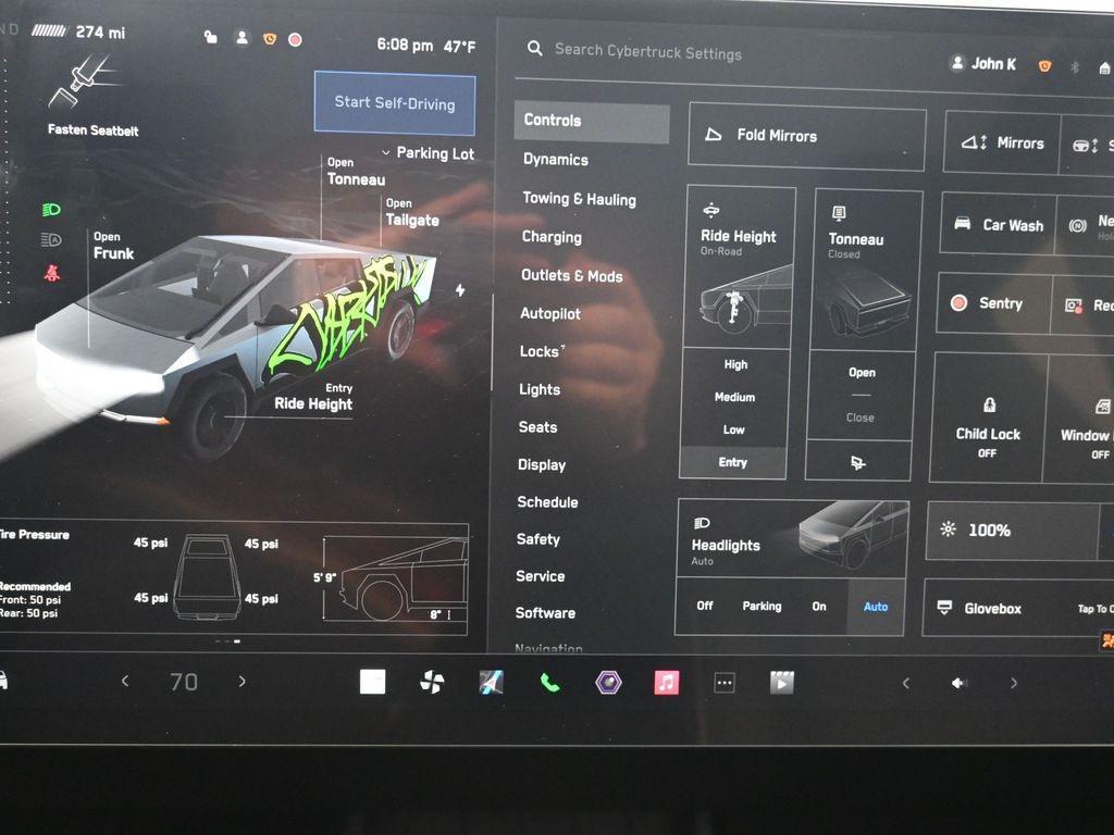 used 2024 Tesla Cybertruck car, priced at $76,099